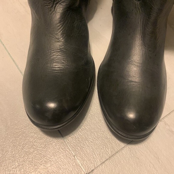 BDG Women Size 8 Gray Leather Suede Knee High Riding Boots Equestrian Casual - Picture 8 of 12